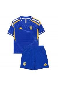 Fotbalové Dres Leeds United Dětské Venkovní Oblečení 2025-26 Krátký Rukáv (+ trenýrky)